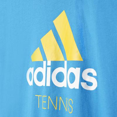 Adidas Mens Tennis Tee - Blue - main image