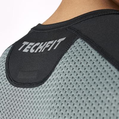Adidas Mens Techfit Cool Sleeveless Tee - Black/Vista Grey  - main image
