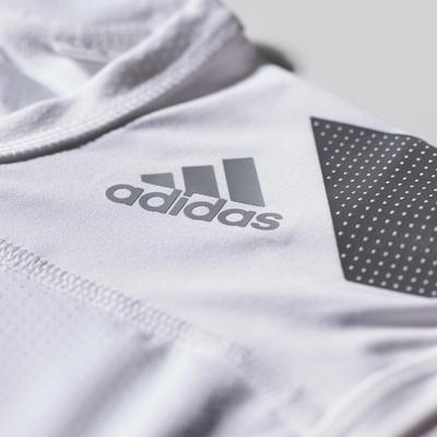 Adidas Mens Techfit Cool Sleeveless Tee - White/Vista Grey - main image