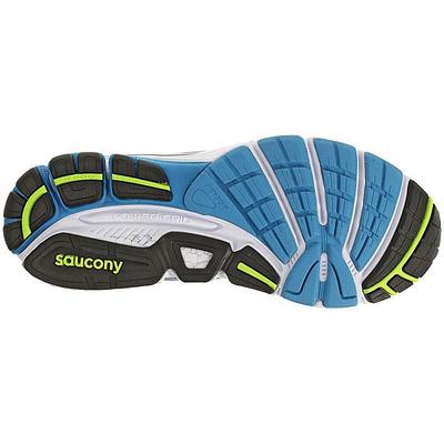 Saucony Mens Omni 13 Running Shoes - Blue/Citron - main image
