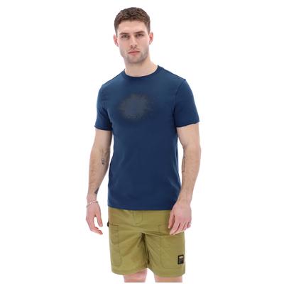 Fila Mens Brig Raw Seam Graphic T-Shirt - Moonlit Ocean - main image