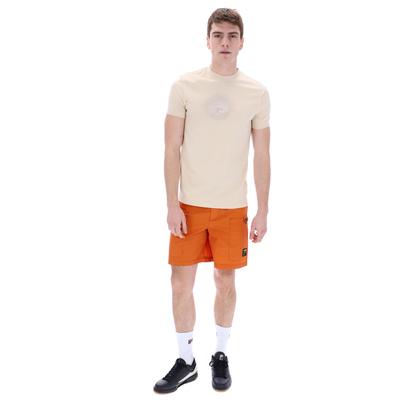 Fila Mens Brig Raw Seam Graphic T-Shirt - Oatmeal - main image