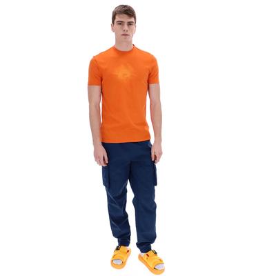 Fila Mens Brig Raw Seam Graphic T-Shirt - Burnt Orange - main image