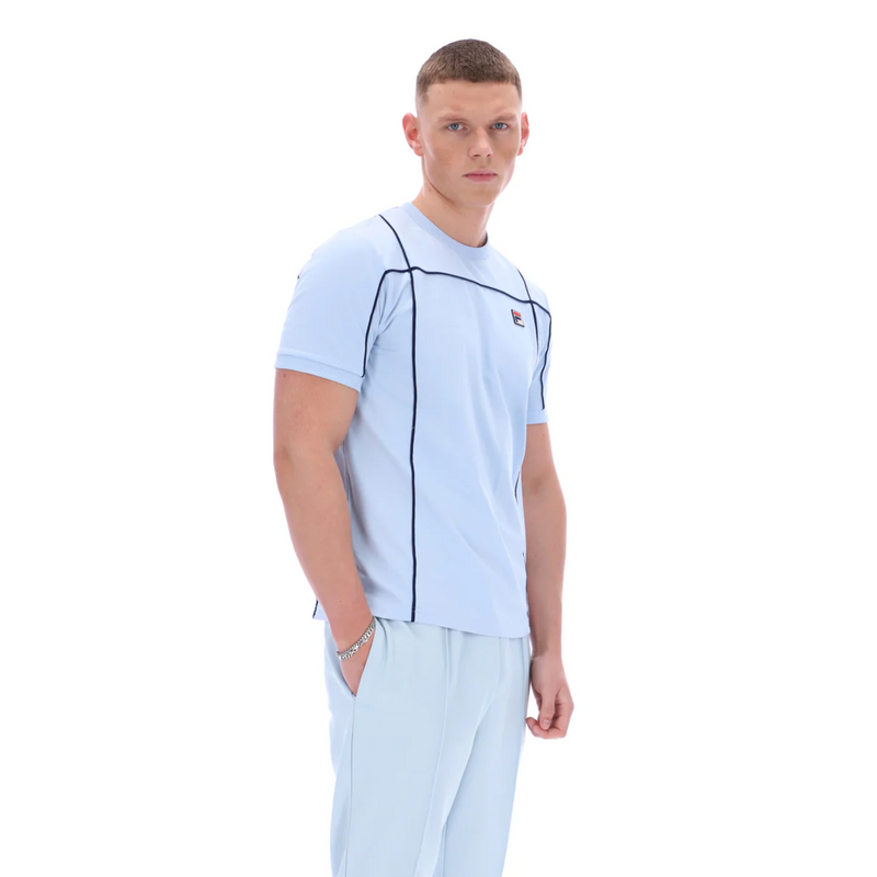 Fila Mens Terri Tee- Skyway/Fila Navy - main image