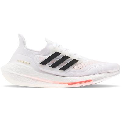 Adidas Womens Ultraboost 21 Running Shoes - White/Core Black - main image