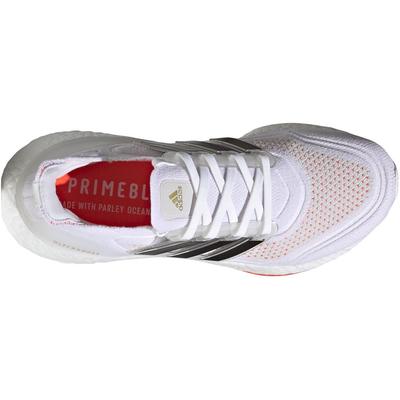 Adidas Womens Ultraboost 21 Running Shoes - White/Core Black - main image