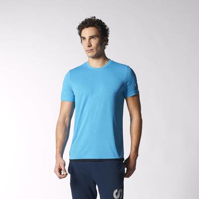 Adidas Mens Uncontrol ClimaChill Tee - Chill Blue Mel. - main image