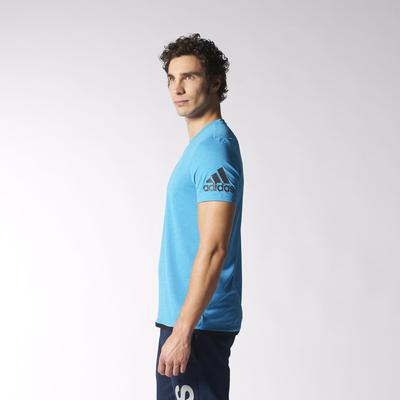 Adidas Mens Uncontrol ClimaChill Tee - Chill Blue Mel. - main image
