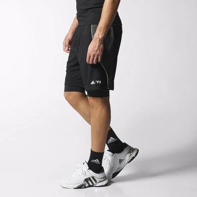Adidas Mens Y-3 Roland Garros Shorts - Black - main image