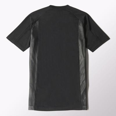 Adidas Mens Y-3 Roland Garros Striped Tee - Black - main image