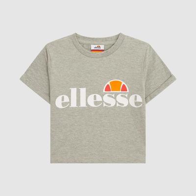 Ellesse Girls Nicky Crop Tee - Grey Marl - main image