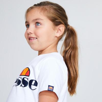 Ellesse Girls Nicky Crop Tee - White - main image