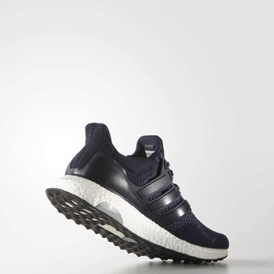 Adidas Mens Ultra Boost Running Shoes - Collegiate Navy/Silver Metallic - main image