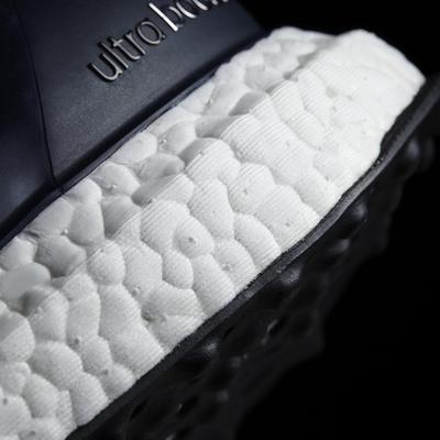 Adidas Mens Ultra Boost Running Shoes - Collegiate Navy/Silver Metallic - main image