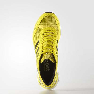 Adidas Mens Adizero Adios Boost 2.0 Haile Running Shoes - Yellow/White - main image
