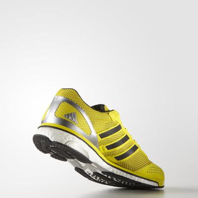 Adidas Mens Adizero Adios Boost 2.0 Haile Running Shoes - Yellow/White - main image