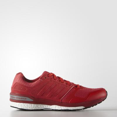 Adidas Mens Supernova Sequence Boost Running Shoes - Red - main image