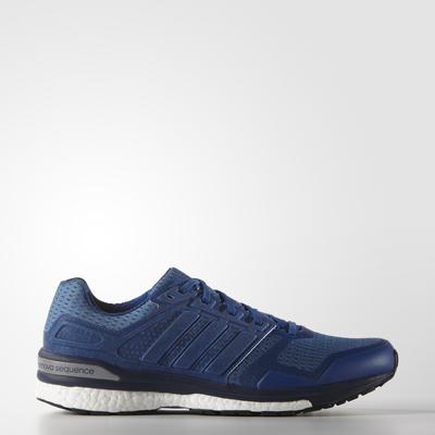 Adidas Mens Supernova Sequence Boost Running Shoes - Blue - main image