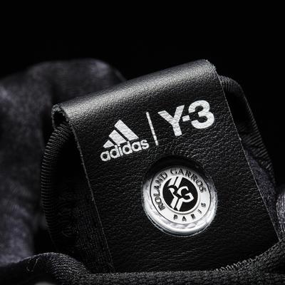 Adidas Mens Adizero Y-3 2016 Tennis Shoes - Black/White - main image