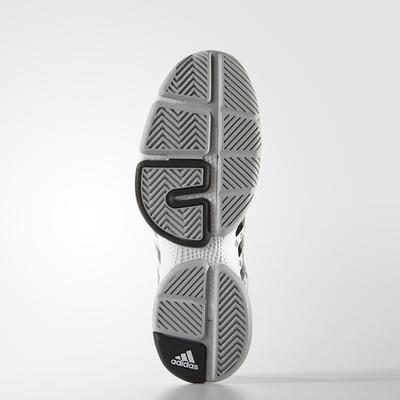 Adidas Mens Barricade Classic Bounce Tennis Shoes - White/Grey - main image