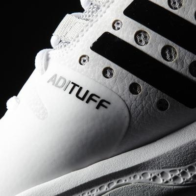 Adidas Mens Barricade Classic Bounce Tennis Shoes - White/Grey - main image