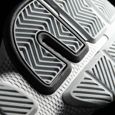 Adidas Mens Barricade Classic Bounce Tennis Shoes - White/Grey - main image