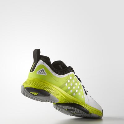Adidas Mens Barricade Classic Bounce Tennis Shoes - White/Green - main image