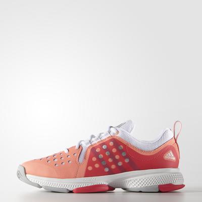 Adidas Womens Barricade Classic Bounce Tennis Shoes - Red - Tennisnuts.com