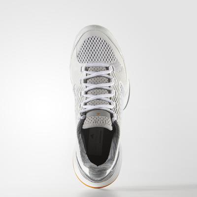 Adidas Womens SMC Barricade 2016 Tennis Shoes - White/Grey - main image