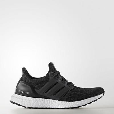 Adidas Womens Ultra Boost Running Shoes - Black/Dark Grey - main image