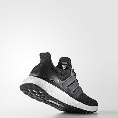 Adidas Womens Ultra Boost Running Shoes - Black/Dark Grey - main image