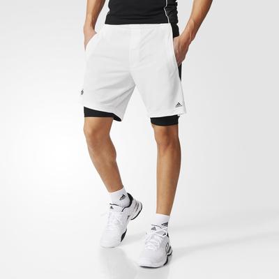 Adidas Mens Y-3 Roland Garros Shorts - White - main image