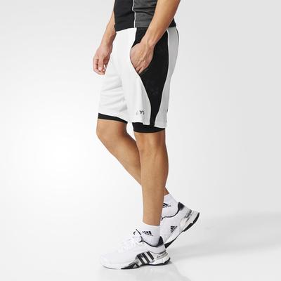 Adidas Mens Y-3 Roland Garros Shorts - White - main image