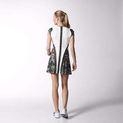 Adidas Womens Y-3 Roland Garros Dress - White/Flower - main image