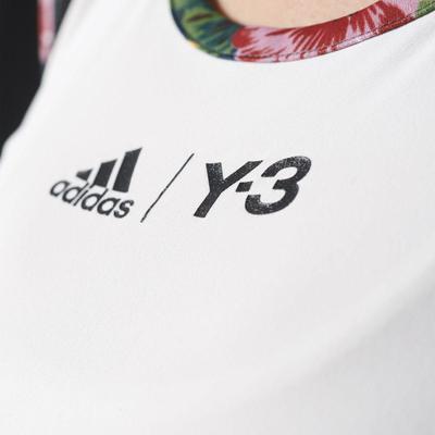 Adidas Womens Y-3 Roland Garros Dress - White/Flower - main image