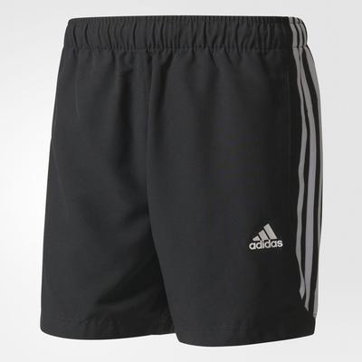 Adidas Mens Essential 3-Stripe Chelsea Shorts - Black - main image