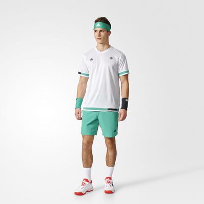 Adidas Mens Roland Garros Tournament Tee - White - main image