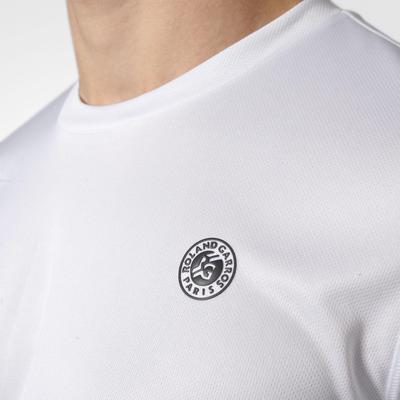Adidas Mens Roland Garros Tournament Tee - White - main image