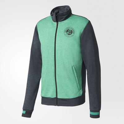 Adidas Mens Roland Garros Jacket - Green/Night Grey