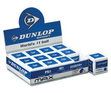Dunlop Max Squash Balls - 1 Doz