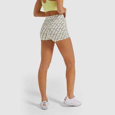 Ellesse Womens Chrissy Shorts- Off White/Light Green - main image