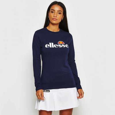 Ellesse Womens Corca Long Sleeve Top - Peacoat Navy - main image