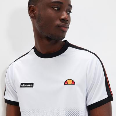 Ellesse Mens Parallel Tee - White/Black - main image