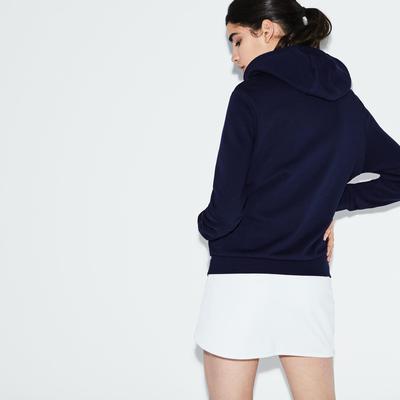 Lacoste Sport Womens Zippered Hoodie - Navy Blue/Apricot - main image