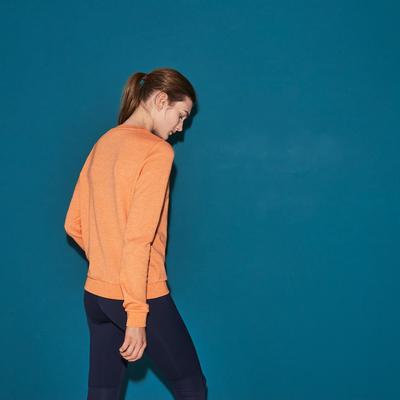 Lacoste Womens Tennis Cotton Fleece Sweatshirt - Orange Jaspe - main image