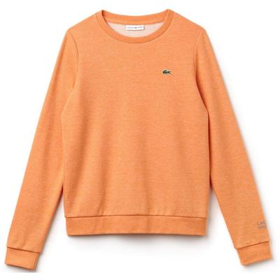 Lacoste Womens Tennis Cotton Fleece Sweatshirt - Orange Jaspe - main image