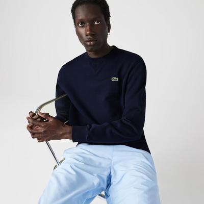 Lacoste Mens Fleece Sweatshirt - Navy Blue - main image