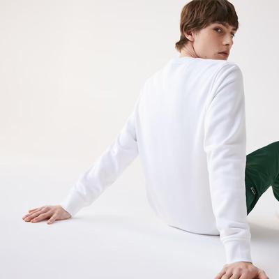 Lacoste Mens Fleece Sweatshirt - White - main image