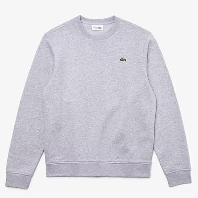 Lacoste Mens Fleece Sweatshirt - Light Grey - main image