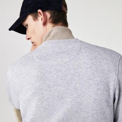 Lacoste Mens Fleece Sweatshirt - Light Grey - main image